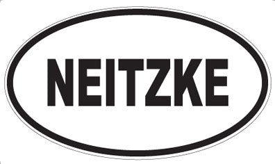 NEITZKE - Oval Magnet