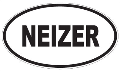 NEIZER - Oval Sticker
