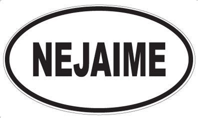 NEJAIME - Oval Magnet