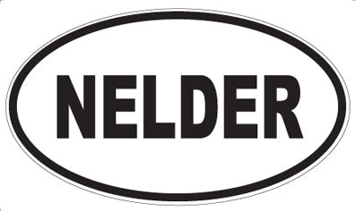 NELDER - Oval Magnet