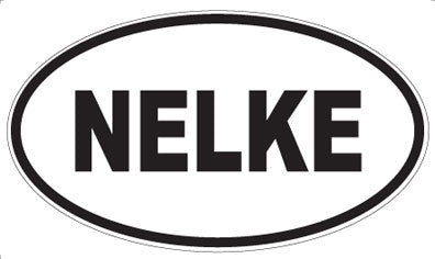 NELKE - Oval Sticker