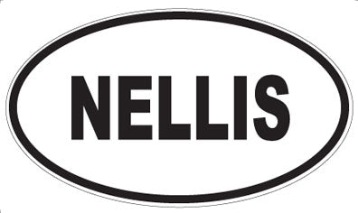 NELLIS - Oval Magnet