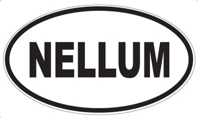 NELLUM - Oval Sticker
