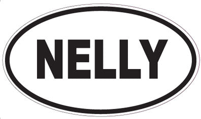 NELLY - Oval Sticker
