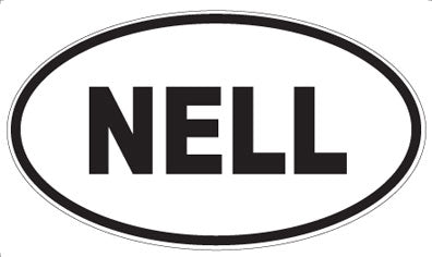 NELL - Oval Magnet