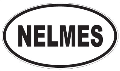 NELMES - Oval Sticker