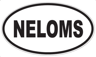 NELOMS - Oval Sticker
