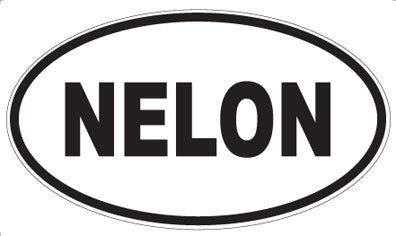 NELON - Oval Sticker