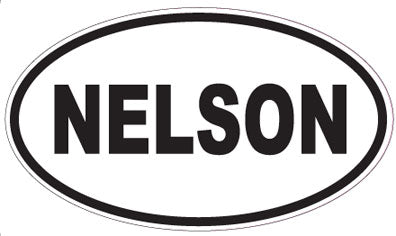 NELSON - Oval Sticker