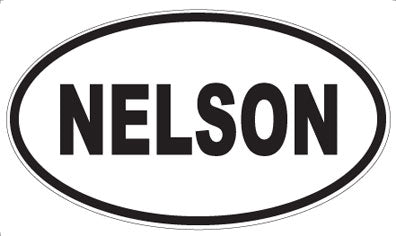 NELSON - Oval Magnet