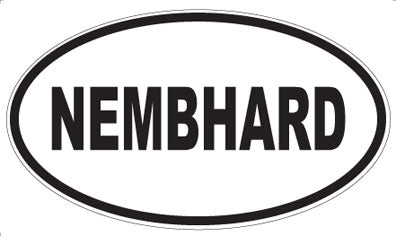 NEMBHARD - Oval Sticker