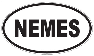 NEMES - Oval Sticker