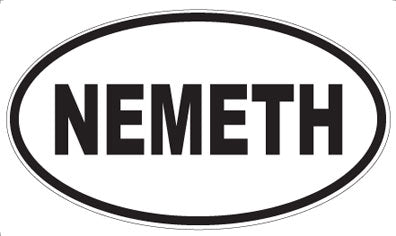 NEMETH - Oval Magnet