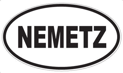 NEMETZ - Oval Magnet