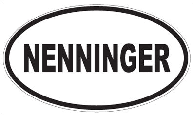 NENNINGER - Oval Magnet