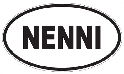 NENNI - Oval Magnet