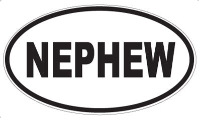 NEPHEW - Oval Magnet
