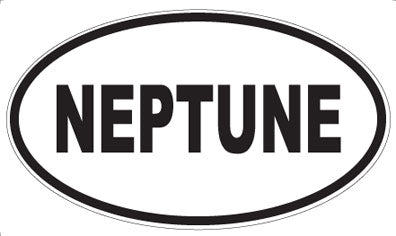 NEPTUNE - Oval Sticker