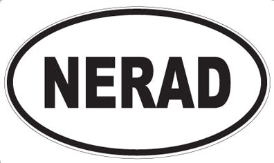 NERAD - Oval Sticker