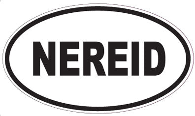 NEREID - Oval Sticker
