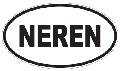 NEREN - Oval Sticker