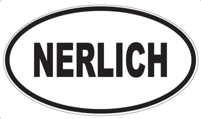 NERLICH - Oval Sticker