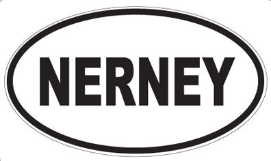 NERNEY - Oval Magnet