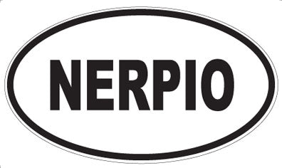 NERPIO - Oval Magnet