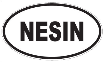 NESIN - Oval Magnet
