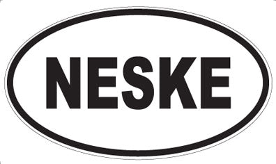 NESKE - Oval Magnet