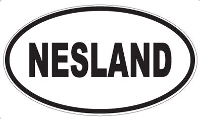 NESLAND - Oval Sticker