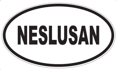 NESLUSAN - Oval Magnet