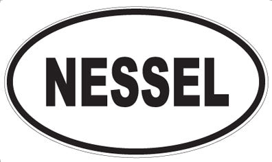 NESSEL - Oval Sticker