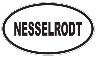 NESSELRODT - Oval Magnet