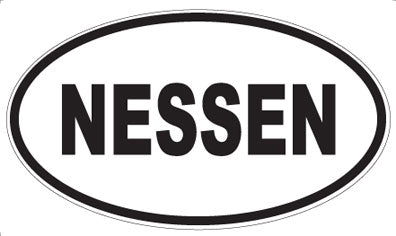 NESSEN - Oval Sticker