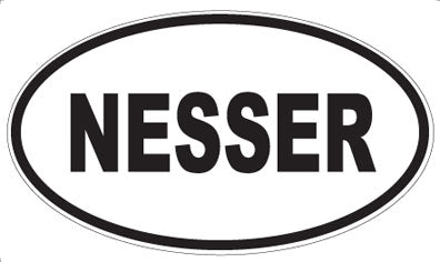 NESSER - Oval Magnet
