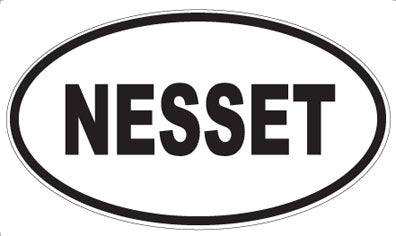 NESSET - Oval Sticker