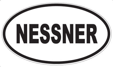 NESSNER - Oval Magnet