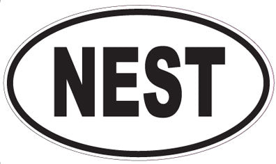 NEST - Oval Sticker