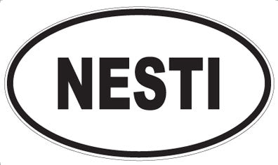NESTI - Oval Sticker