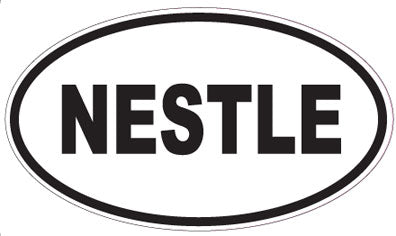 NESTLE - Oval Sticker