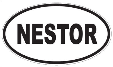 NESTOR - Oval Magnet