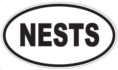 NESTS - Oval Magnet