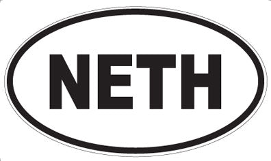 NETH - Oval Sticker