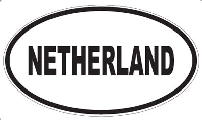 NETHERLAND - Oval Magnet