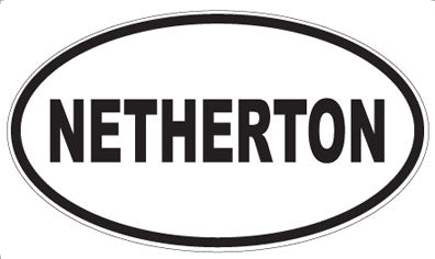 NETHERTON - Oval Magnet