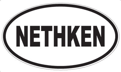 NETHKEN - Oval Sticker
