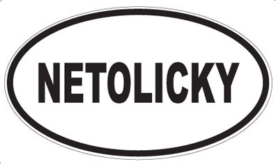 NETOLICKY - Oval Sticker