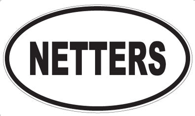 NETTERS - Oval Sticker
