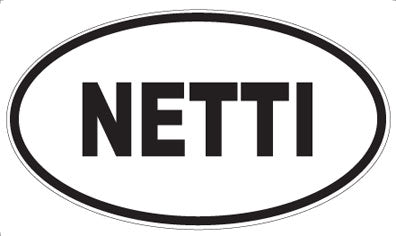 NETTI - Oval Sticker
